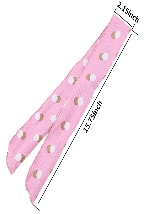 ONEYE Wire Headbands for Women - Dot Twist Bow, Bunny Ears Headband, Fashion Wire Headwraps for Hair Bands, Holders & Accessories for Workout, Yoga, Running - Pack of 8 - Image 4